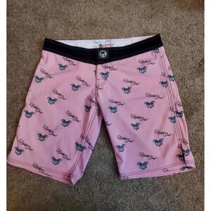 FIGHTER GIRLS WOMENS FIGHTWEAR MMA GRAPPLE TRAINING FIGHT SHORTS Jorts Sz 7 Y2K